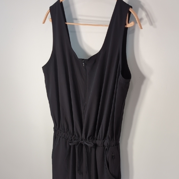 Prana | Railay Black Full Jumpsuit with Drawstring Waistband And Pockets Size M - Picture 4 of 10